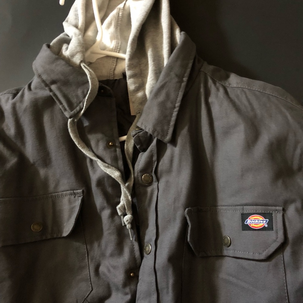 Dickies grey jacket w/ hood